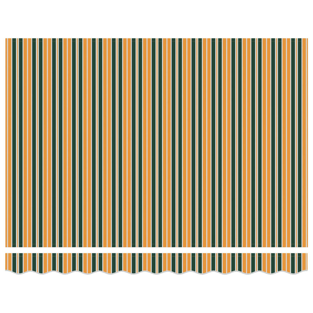 Tenda da Sole Verde e Giallo 300 x 250 x 165 cm Poliestere