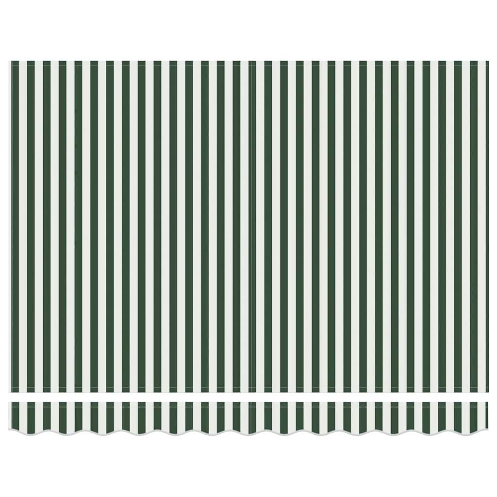 Tenda da Sole Verde e Bianco 300 x 250 x 165 cm Poliestere
