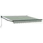 Tenda da Sole Verde e Bianco 300 x 250 x 165 cm Poliestere