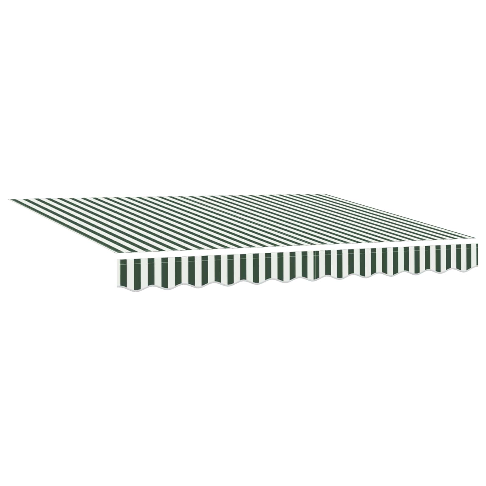 Tenda da Sole Verde e Bianco 300 x 250 x 165 cm Poliestere