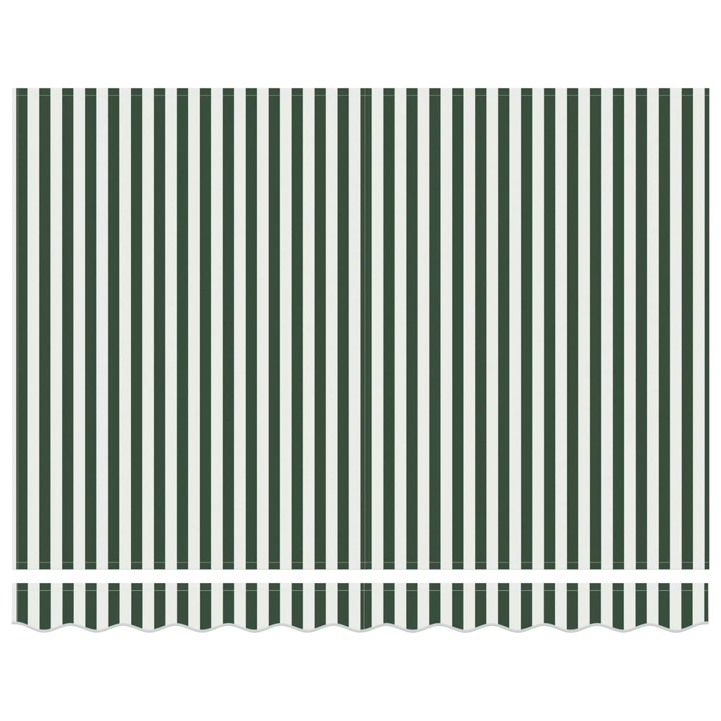 Tenda da Sole Verde e Bianco 300 x 250 x 165 cm Poliestere