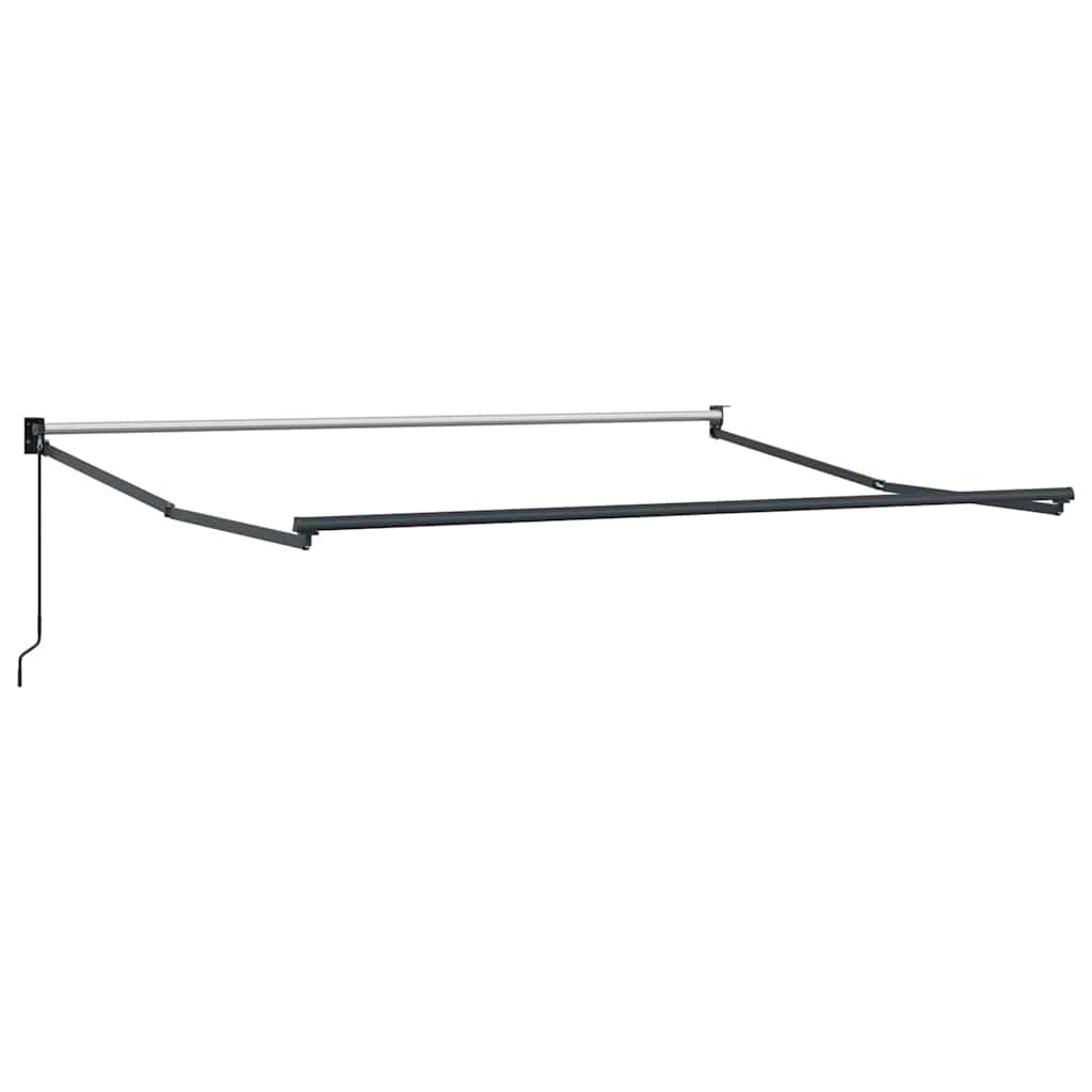 Tenda Retrattile Rosso 350 x 250 cm Poliestere e Alluminio