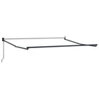 Tenda Retrattile Rosso 350 x 250 cm Poliestere e Alluminio
