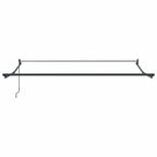 Tenda Retrattile Rosso 350 x 250 cm Poliestere e Alluminio