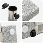 Base per ombrellone Grigio 41 x 41 x 37 cm Granito