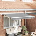 Struttura della tenda Regolabile Bianco 2,5 x 2 m Acciaio