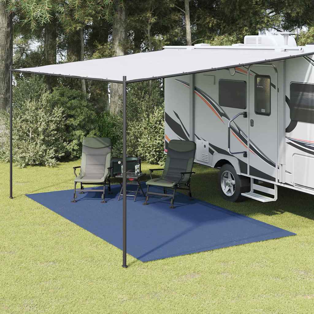 Tappeto da Tenda Blu 400 × 350 cm Poliestere