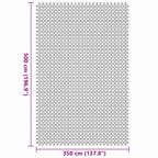 Tappeto da Tenda Blu 500 × 350 cm Poliestere