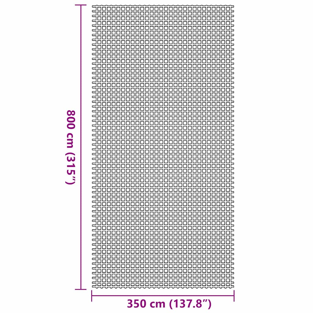Tappeto da Tenda Blu 800 x 350 cm Poliestere