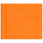 Paravento da Balcone Arancione 90x700 cm 100% Poliestere Oxford