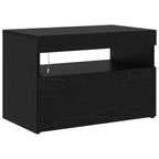 Mobile TV 2 pcs Rovere Nero 180 x 35 x 40 cm Legno multistrato