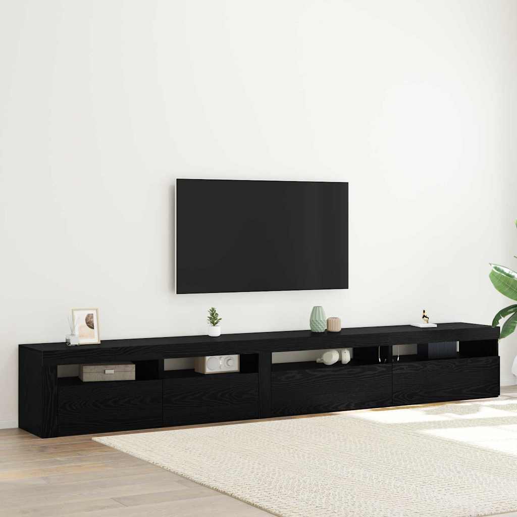 Set mobile TV 3 pcs Rovere Nero