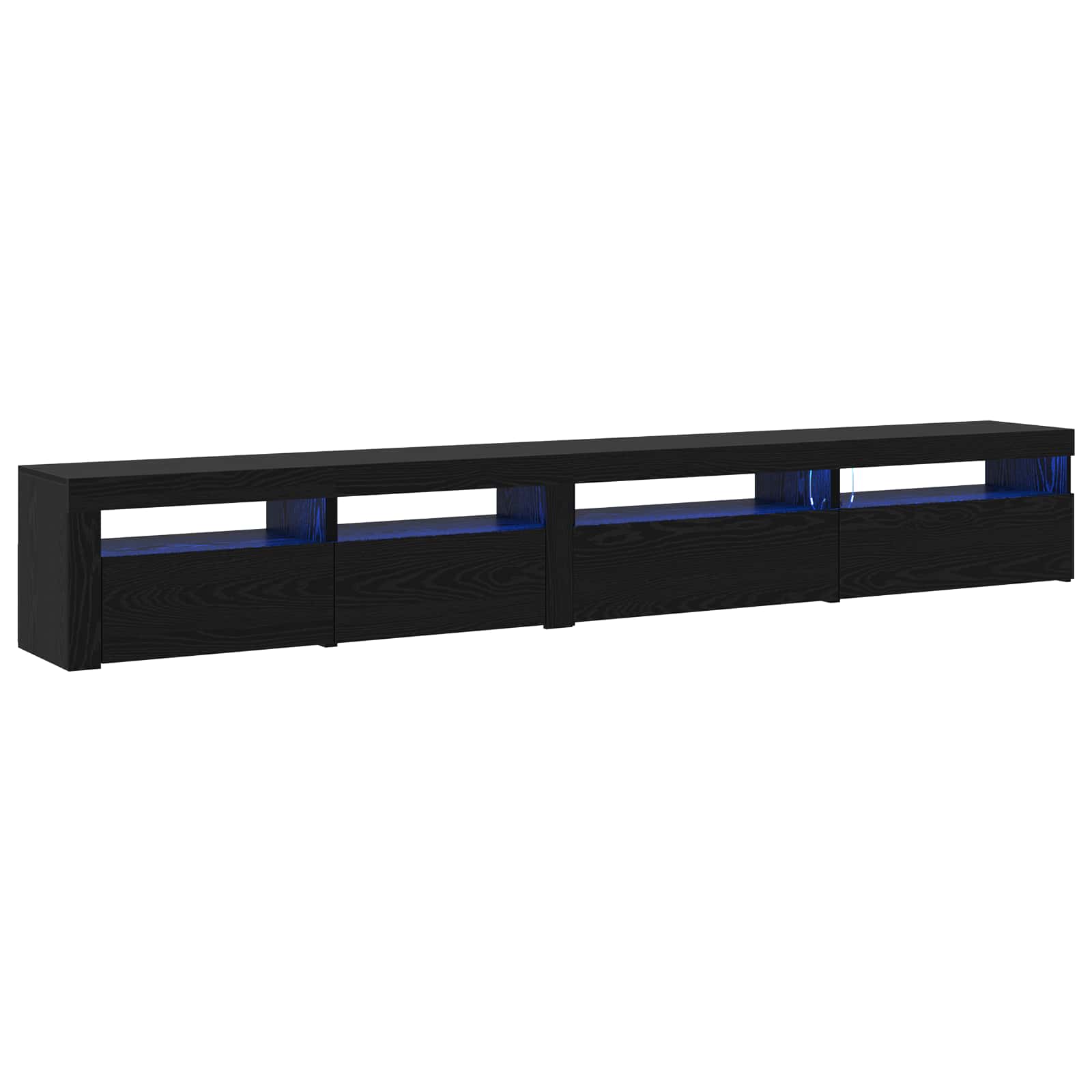 Set mobile TV 3 pcs Rovere Nero