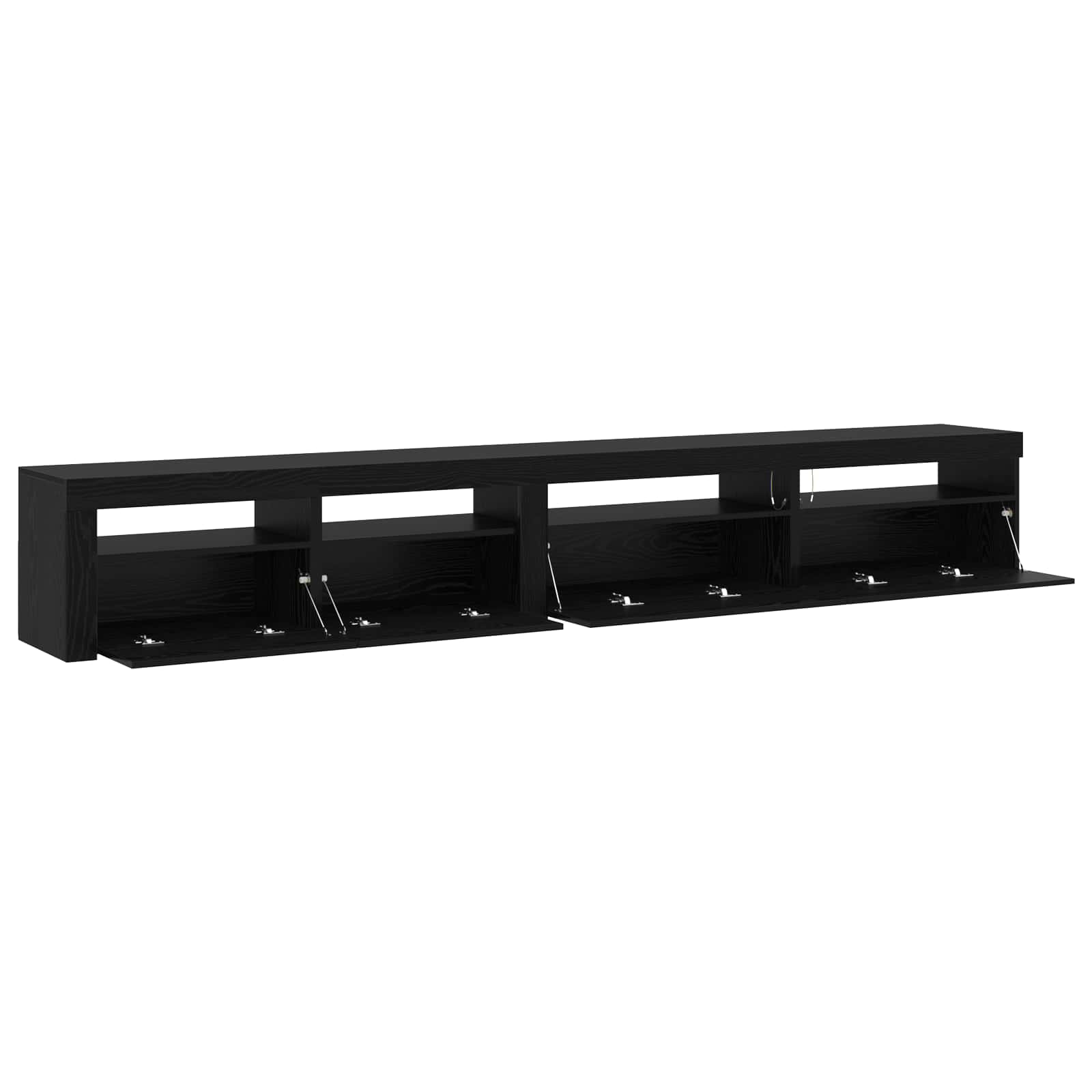Set mobile TV 3 pcs Rovere Nero