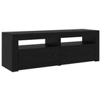 Mobile TV 2 pcs Rovere Nero 210 x 35 x 40 cm Legno multistrato