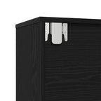 Libreria 3 pcs Rovere Nero 36 x 30 x 143 cm Legno multistrato