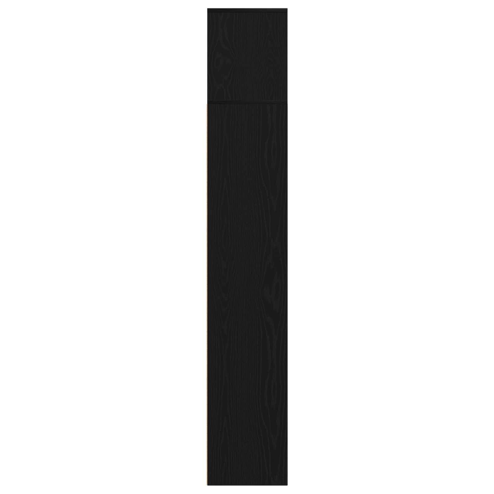 Libreria 3 pcs Rovere Nero 36 x 30 x 143 cm Legno multistrato