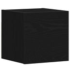 Set mobile TV 4 pcs Rovere Nero 130,5 x 30 x 140 cm
