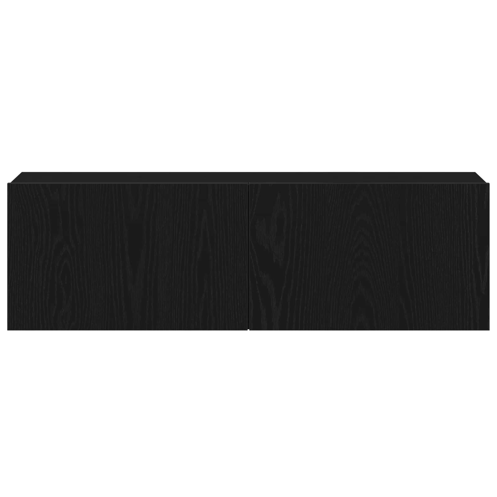 Set mobile TV 4 pcs Rovere Nero 130,5 x 30 x 140 cm