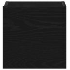 Set mobile TV 4 pcs Rovere Nero 130,5 x 30 x 140 cm