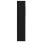 Set mobile TV Montaggio a parete Rovere Nero Legno multistrato