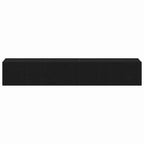 Set mobile TV 2 pcs Rovere Nero Legno multistrato