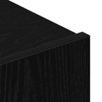 Set mobile TV 6 pcs Rovere Nero Legno multistrato