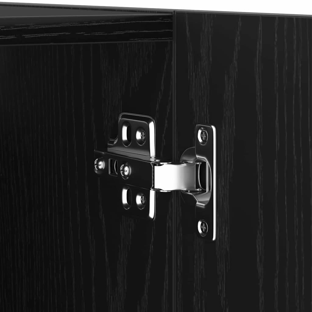 Set mobile TV 6 pcs Rovere Nero Legno multistrato
