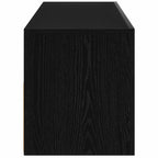 Armadio da Notte Rovere Nero 60 x 35 x 40 cm Legno multistrato