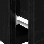 Mobile a muro con cassetto 2 pcs Rovere Nero