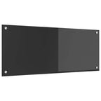 Schienale da cucina Grigio scuro 100 x 40 cm vetro temperato