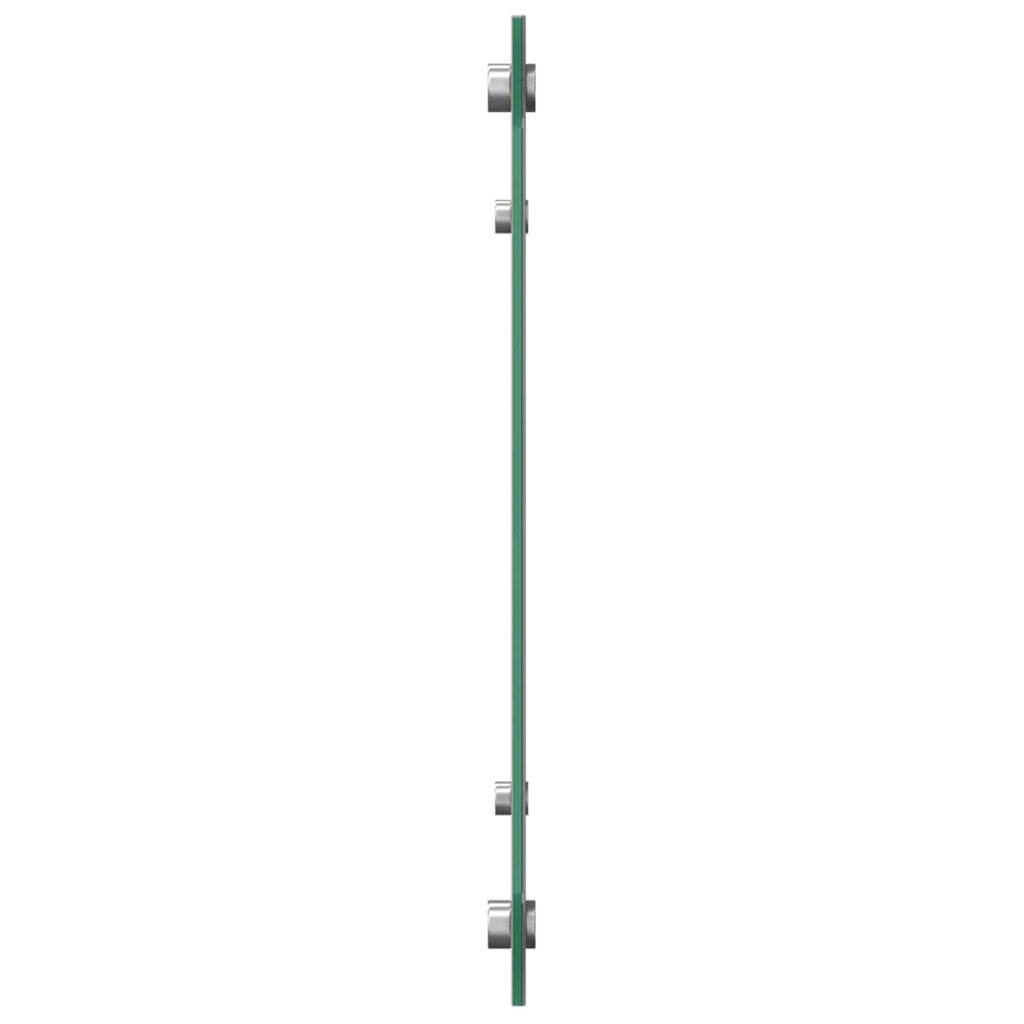 Schienale da cucina Grigio scuro 100 x 40 cm vetro temperato