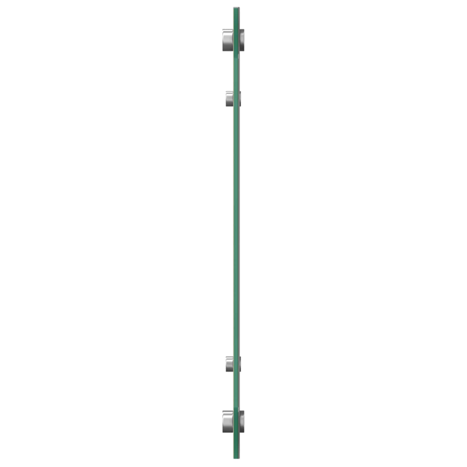 Schienale da cucina Grigio scuro 100 x 40 cm vetro temperato