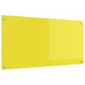 Schienale da cucina Giallo 100 x 50 cm vetro temperato