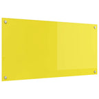 Schienale da cucina Giallo 100 x 50 cm vetro temperato