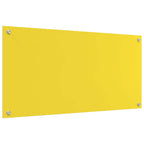 Schienale da cucina Giallo 100 x 50 cm vetro temperato