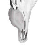 Teschio di toro Argento 34 x 13 x 53 cm Alluminio