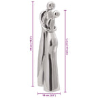 Scultura Argento 10 x 16 x 49 cm Alluminio