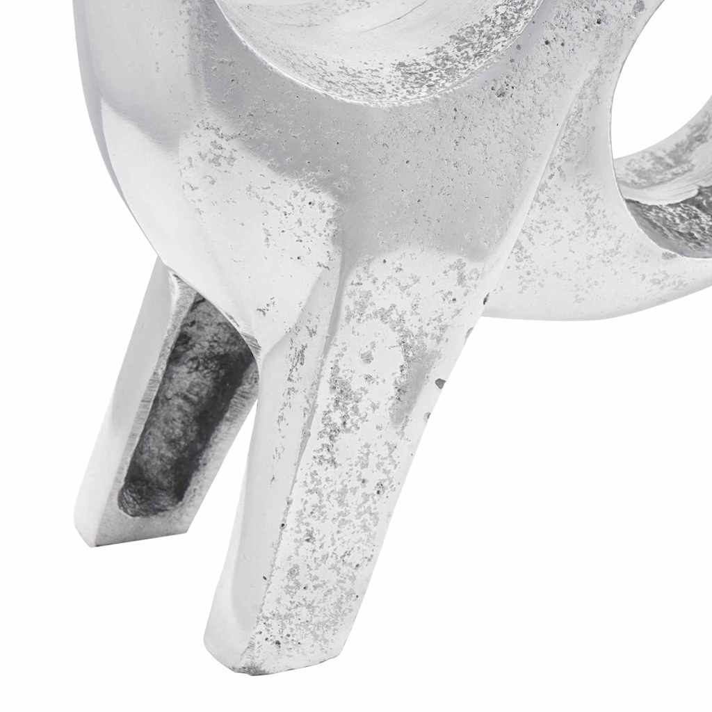 Scultura di toro Argento 22 x 9,5 x 34 cm Alluminio