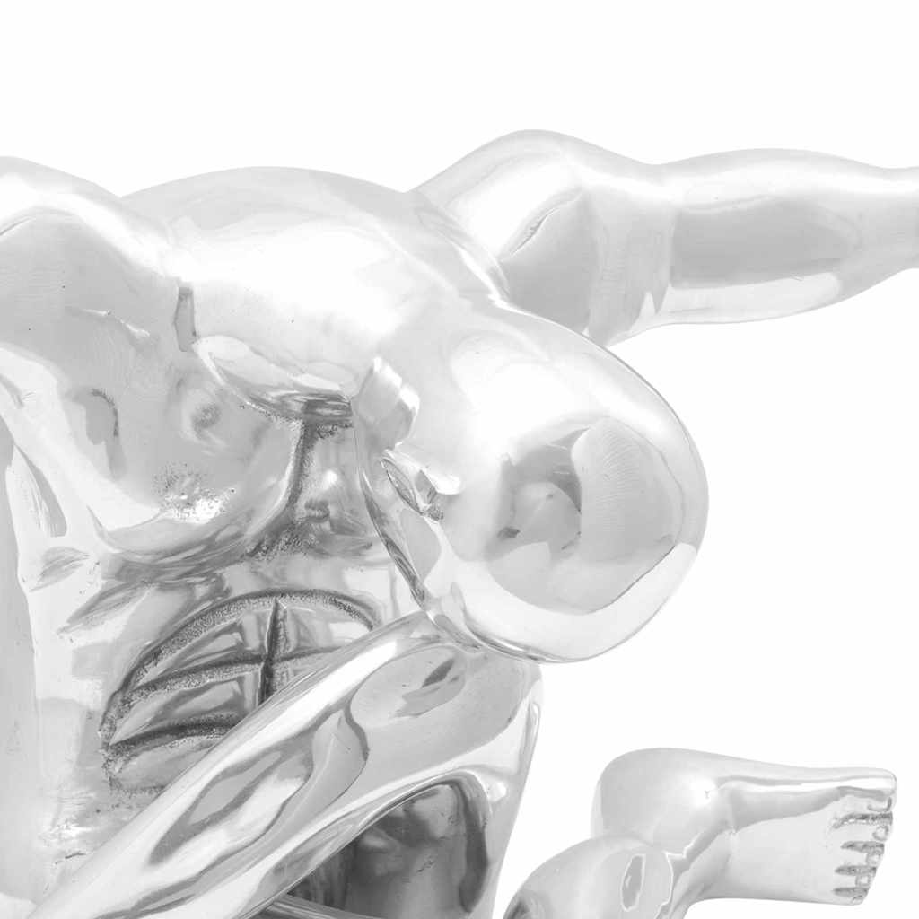 Scultura Argento 91,5 x 32 x 33 cm Alluminio