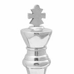 Sculture 2 pcs Argento 17 x 17 x 42 cm Alluminio