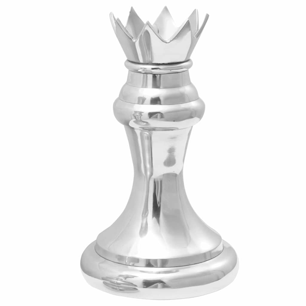 Sculture 2 pcs Argento 17 x 17 x 42 cm Alluminio