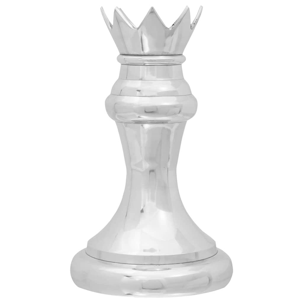 Sculture 2 pcs Argento 17 x 17 x 42 cm Alluminio