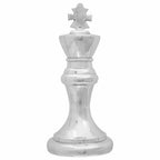 Sculture 2 pcs Argento 17 x 17 x 42 cm Alluminio
