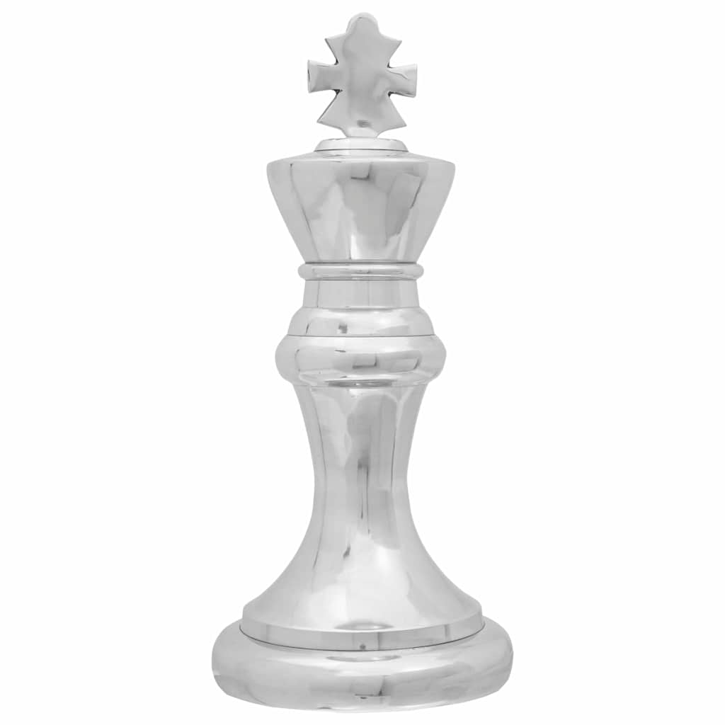 Sculture 2 pcs Argento 17 x 17 x 42 cm Alluminio