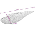 Cesto di frutta 2 pcs Argento 40 x 18 x 2.5 cm Alluminio