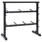 Ripiano per Manubri Nero 99 x 45 x 95,5 cm