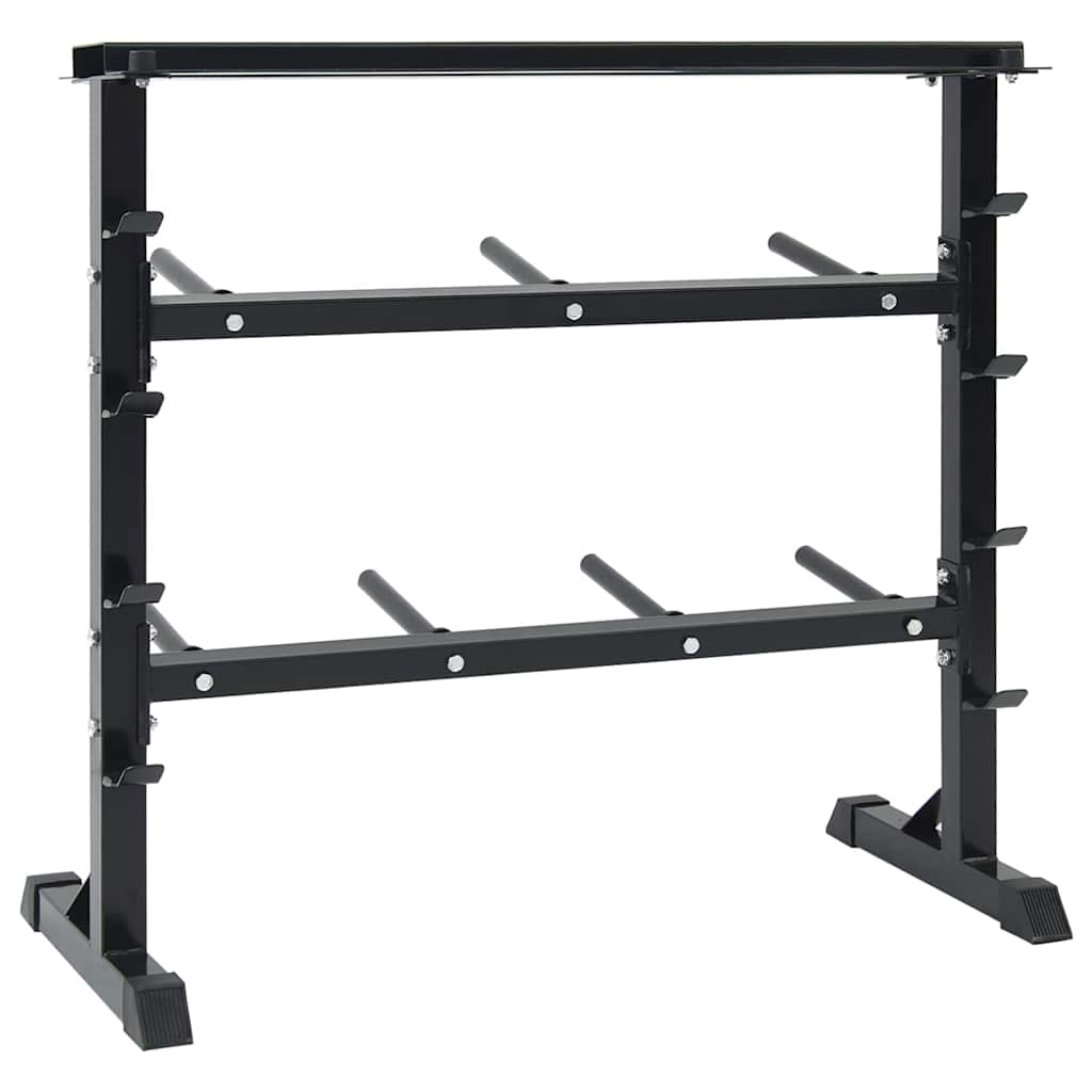 Ripiano per Manubri Nero 99 x 45 x 95,5 cm