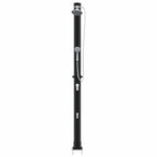 Doccia Solare da Esterno Nero 217 cm PVC e Alluminio