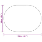 Tappeto ZIZUR Crema 170 x 120 cm Polipropilene